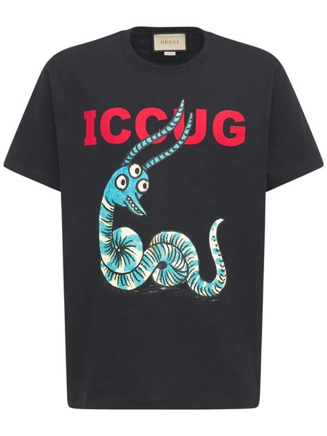 gucci graphic t shirts|gucci animal print t shirts.